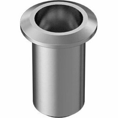 BSC PREFERRED Zinc-Plated Steel Rivet Nut 1/4-20 Internal Thread .020-.080 Material Thickness, 25PK 93483A681
